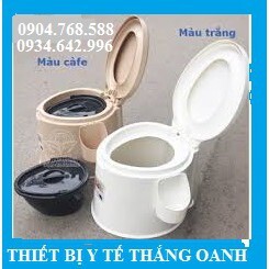 Ghế bô, bệ toilet vệ sinh bằng nhựa trắng