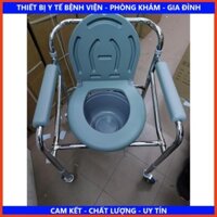 Ghế bô cho người già, ghế tắm cho người tai biến, có bánh xe.