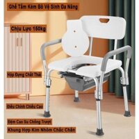 Ghế Bô Cho Người Già Vệ Sinh Tiện Lợi, Ghế Tắm Cho Người Già Chỉnh Chiều Cao Kèm Bô StylesHomes 3