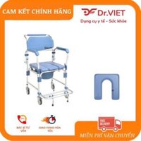 Ghế bô có bánh xe khung nhôm vệ sinh Lucass C-200 (GX-200)