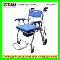 Ghế Bô, Ghế Tắm, Ghế vệ sinh tại chỗ, ghế đẩy vệ sinh toiloet LUCASS X35