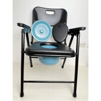 GHẾ BÔ NGỒI VỆ SINH MÀU ĐEN CHO NGƯỜI GIÀ GBM-022