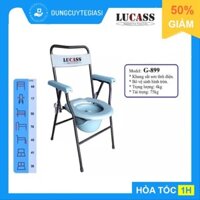 Ghế Bô Vệ Sinh Không Bánh Xe, Khung Sơn, Bô Tròn Lucass G-899(G899) (Tiêu Chuẩn Mỹ)