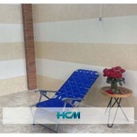 Ghế bố xếp dây dù khung sắt - Nội Thất Quang Đức