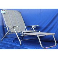 Ghế bố xếp khung inox mặt lưới - Nội Thất Quang Đức