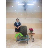Ghế bố xếp khung sắt dây đan lớn CH1