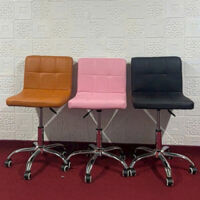 Ghế Bọc Da Chân Sắt Xoay GCX08