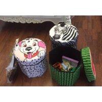 Ghế bọc nhung hình thú