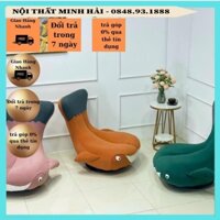 Ghế Cá Heo Xoay 360  Xem Tivi  MIỄN PHÍ SHIP, Thư Giãn Đọc Sách,  Nệm vải nỉ, Hàng Nhập Khẩu  - Ảnh Thật Hàng Sẵn