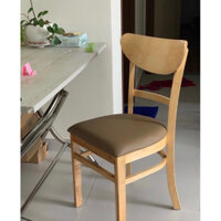 Ghế cabin lưng mặt trăng , gỗ cao su mặt nệm êm ái . Ship hoả tốc HCM