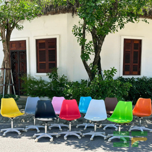 Ghế cafe nệm chân sắt sơn tĩnh điện GCF065