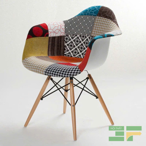 Ghế cafe nệm simili khung sắt màu đồng Kite 03 - GCF055