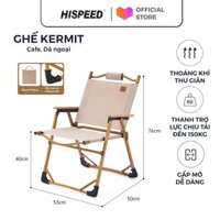 Ghế Cắm trại Dã ngoại Cao Cấp HISPEED ghế picnic câu cá Kermit vải oxford 600D 2 Lớp