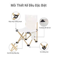 Ghế camping, ghế gấp gọn câu cá, ghế gấp gọn du lịch loại 1 hai lớp chắc chắn