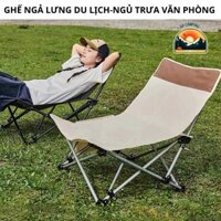 Ghế camping ngả lưng gấp gọn thư giãn êm ái, ghế xếp đa năng du lịch, cắm trại, ngủ trưa văn phòng nhỏ gọn tiện lợi