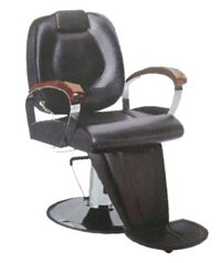 Ghế cắt tóc nam 513 – tay inox, chân thủy lực