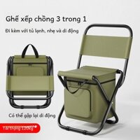 Ghế Câu Cá Cầm Tay Đa Chức Năng Ghế Gấp Ngoài Trời