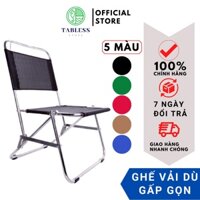Ghế câu cá mini địa hình vải dù khung inox gấp gọn để du lịch dã ngoại cắm trại camping ngoài trời , cafe trà chanh