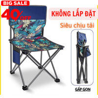 Ghế Câu Cá Mini Gấp Gọn MCM Home Ghế Xếp Dã Ngoại Đa Năng Chịu Tải Mạng Tiện Lợi Không Cần Lắp Mở Ra Ngồi Nhanh Chóng