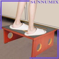 Ghế chân bằng gỗ có thể gập lại Đầu giường Bước Phân Phòng tắm đa chức năng Thiết thực Di động cho người lớn Trẻ em