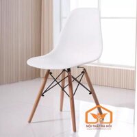 Ghế chân gỗ trắng CF1T