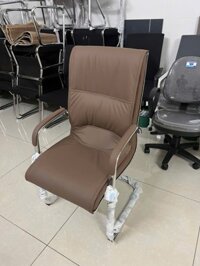 Ghế chân quỳ da D35 màu cà phê mới 100%
