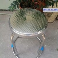 GHẾ CHÂN TRÒN INOX 304