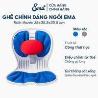 Ghế chỉnh dáng ngồi đúng Ema thiết kế công thái học giúp ngồi đúng tư thế chống gù lưng thoát vị cho trẻ em và người lớn