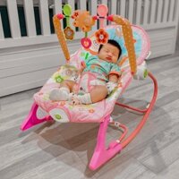 Ghế Cho Bé Sơ Sinh Nằm Chơi Ghế Rung Nhún Bập Bênh Cho Bé
