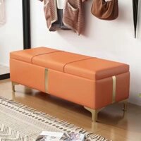 Ghế chờ sofa băng dài, ghế đôn sofa da cao cấp ghế hộp chứa đồ phù hợp bàn trà sofa trang trí- GC32