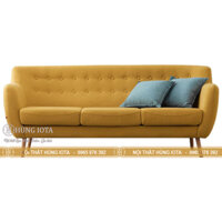 Ghế chờ spa hay sofa spa đơn giản SFS01 màu vàng