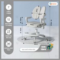 Ghế chống gù học sinh HTDkids A5 điều chỉnh đa chiều, giúp tư thế ngồi chuẩn khoa học, cùng bé phát triển khỏe mạnh