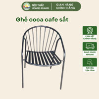 Ghế coca cafe sắt sơn tĩnh điện