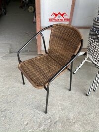 ghế coffee coca đan mây