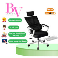 Ghế công thái học cao cấp giá rẻ S07 chơi game ngồi văn phòng Xoay ngả tặng kèm kê chân