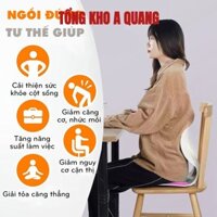 Ghế công thái học chống gù lưng, ghế văn phòng giúp ngồi thẳng lưng phù hợp trẻ em, sinh viên