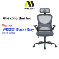 Ghế công thái học ergonomic WARRIOR – Hero series – WEC501 Black / Gray
