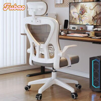 Ghế công thái học giá rẻ đệm cao su cao cấp có nâng hạ, Ghế xoay văn phòng tựa đầu 3D êm ái bảo vệ đốt cột sống lưng