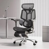 Ghế Công Thái Học Manson HBADA E3 PRO Màu Đen Gác Chân