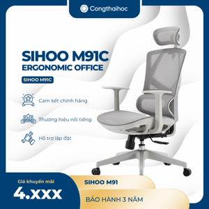 Ghế công thái học Sihoo M91C