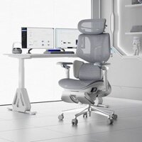 Ghế công thái học thông minh HBADA X7 - Massage Tự Động Sau 45 Phút, Vải Lưới Đàn Hồi Cao Cấp