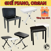 Ghế đàn piano, ghế đàn organ loại 1 nệm êm, có thể điều chỉnh độ cao
