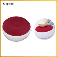 Ghế đẩu bơm hơi di động Gepnoo cho sân đi biển màu đỏ