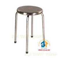 Ghế đẩu inox 201 chân cao Đại Thành loại tốt