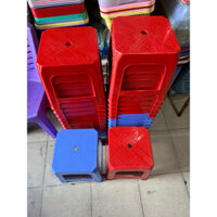 GHẾ ĐẨU LÙN SỌC ,GHẾ NHỰA NGỒI BÀN THẤP 29x29x28cm