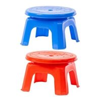 Ghế đẩu mặt tròn nhựa VIỆT NHẬT 2014 - Ngồi thấp, đôn chân, nhà tắm, bếp