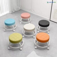 Ghế đẩu may vá làm đẹp có bánh xe xoay đa năng dành cho gia đình Ghế làm móng chân móng tay tay Ghế tập đi cho bé