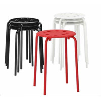Ghế đẩu tròn chân sắt - IKEA chính hãng
