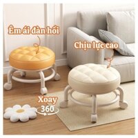 Ghế Đẩu Tròn Có Bánh xe