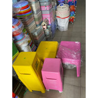 ghế đẩu vàng dày ,ghế đẩu Hồng ,ghế nhựa lùn combo10 &combo5